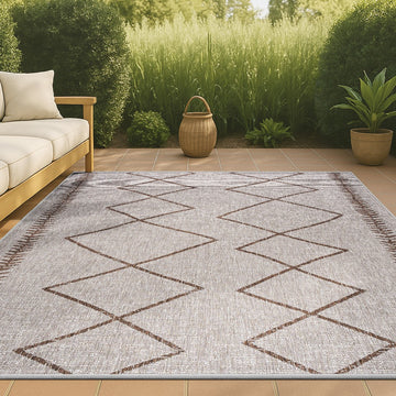 Derya Tribal Diamond Trellis Indoor/outdoor Area Rug